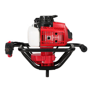 Petrol Post Hole Digger Motor | 92CC Engine Only | Red | High-Power Auger Engine