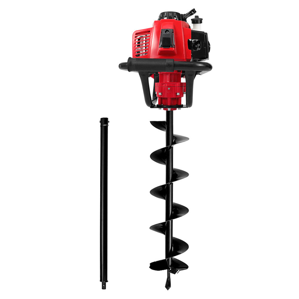 Petrol Post Hole Digger | 80CC | 200mm Drill Extension Auger Bits
