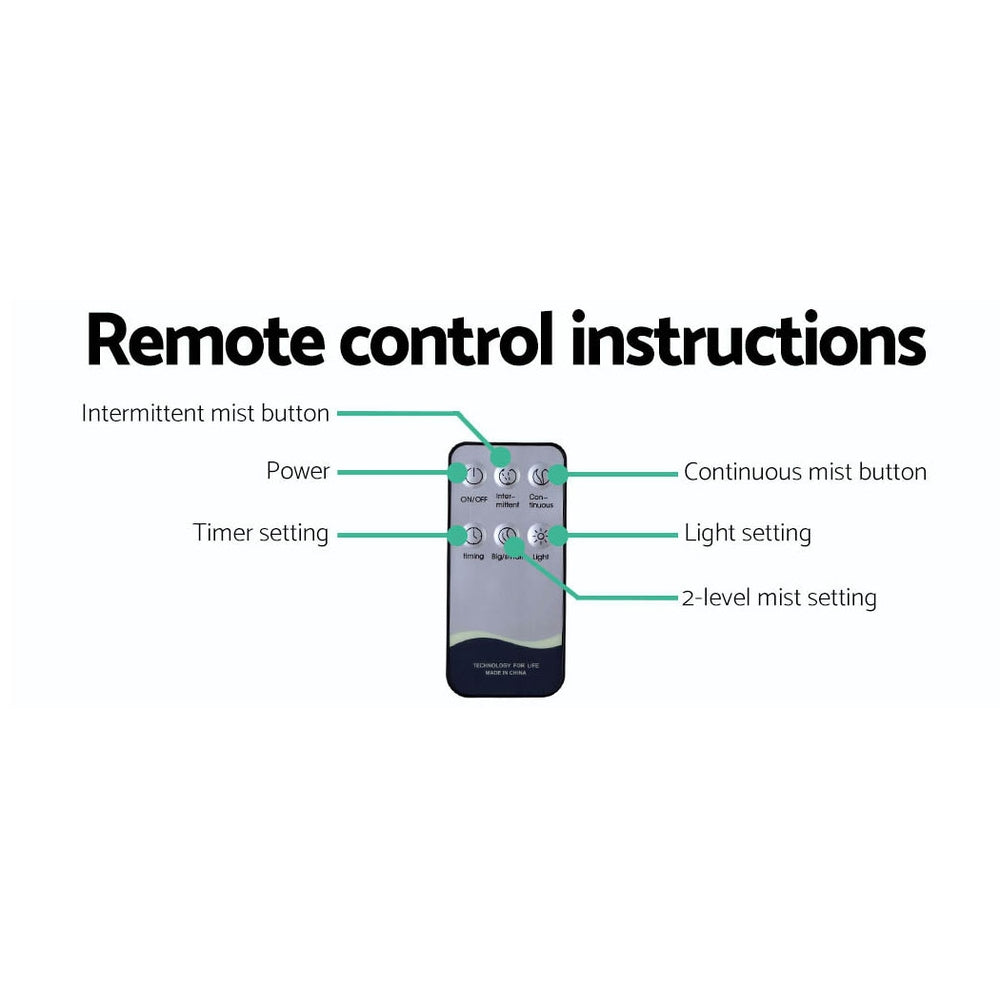 Devanti Aroma Diffuser | Aromatherapy | Dark Wood | 400ml