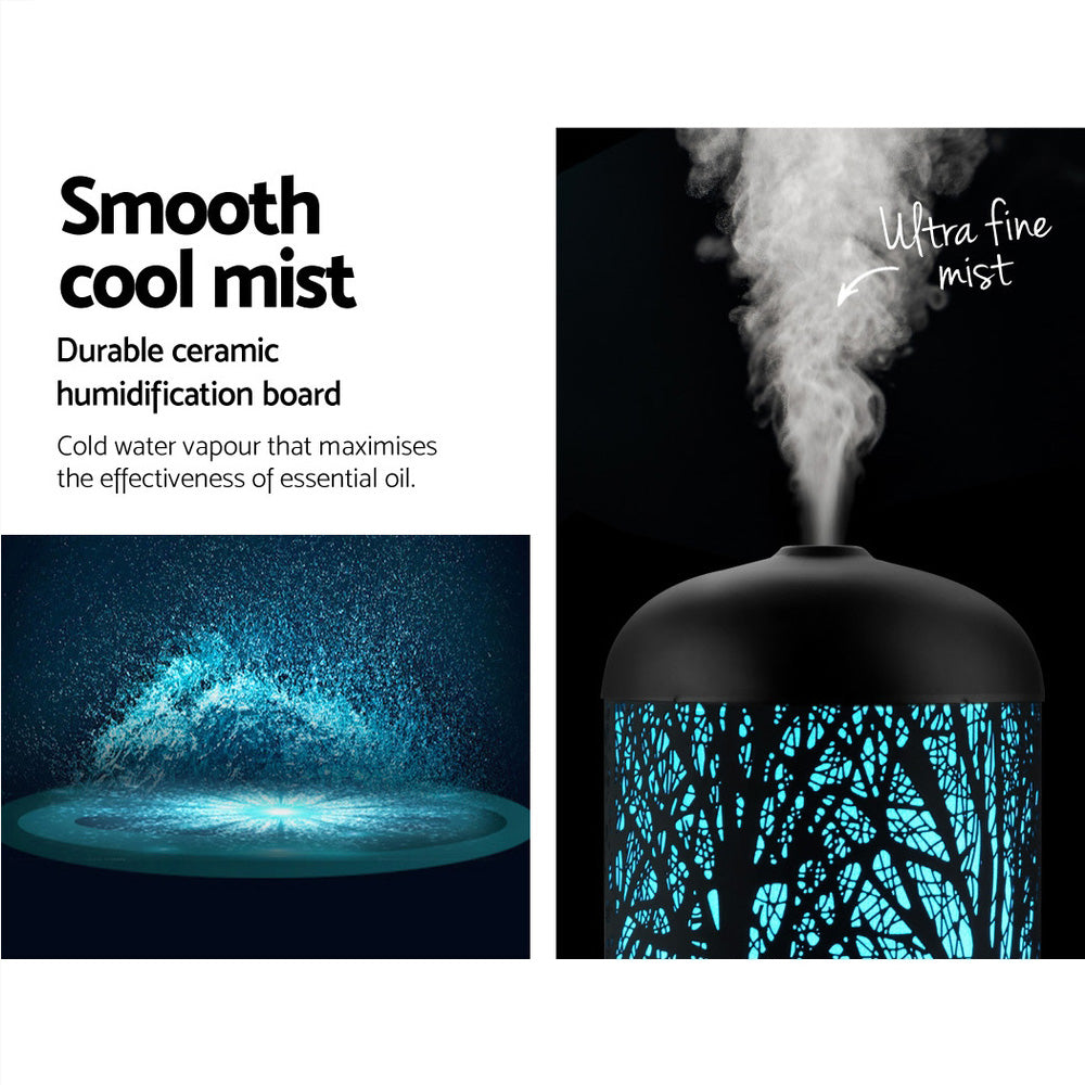 Aroma Diffuser | Aromatherapy | Black | 160ml