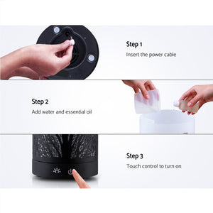 Aroma Diffuser | Aromatherapy | Black | 160ml