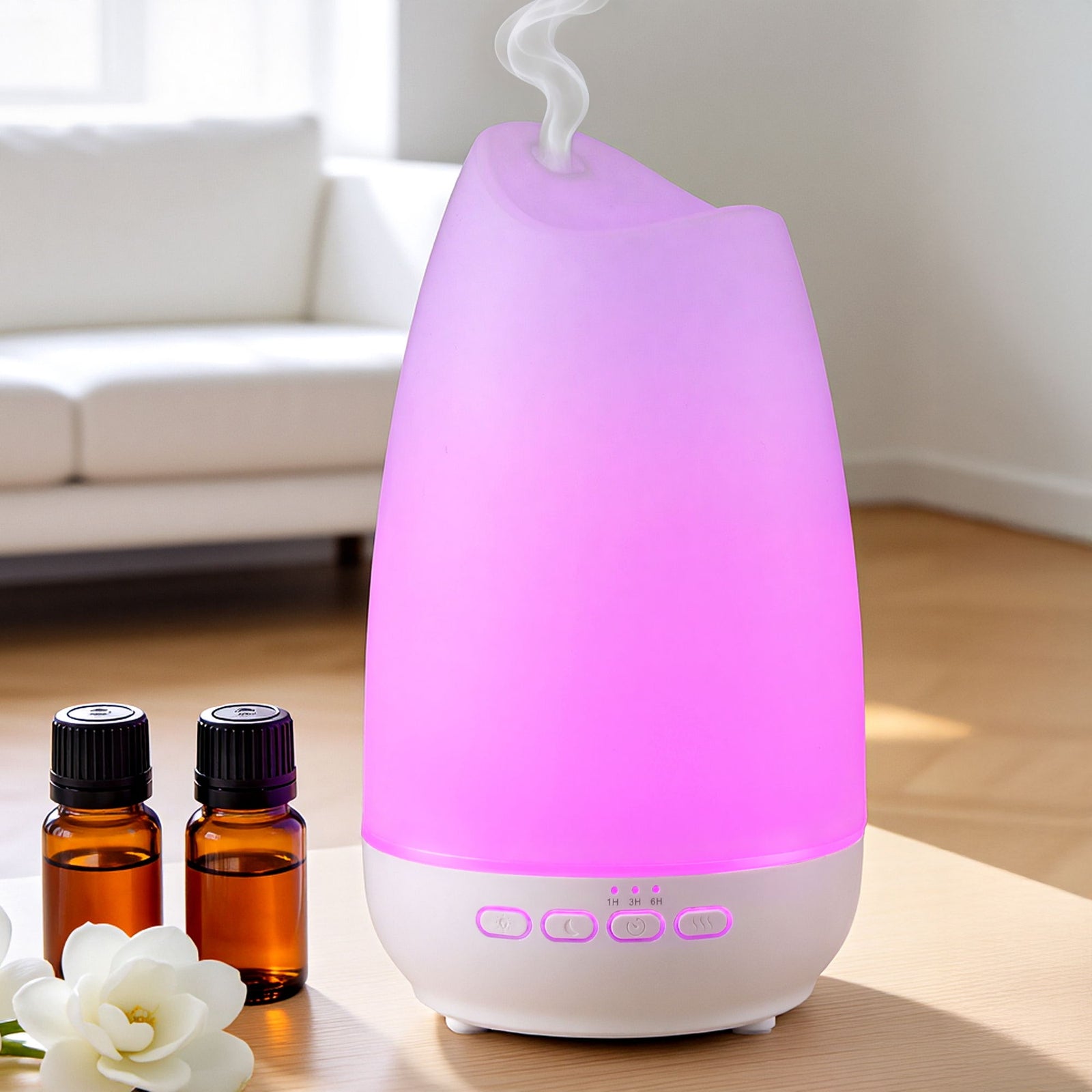 Ultrasonic Aroma Diffuser | 300ml Cool Mist Humidifier with LED Light