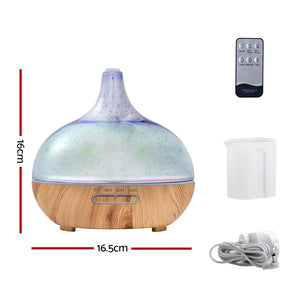 Aroma Diffuser | Aromatherapy | 3D Glass | 400ml