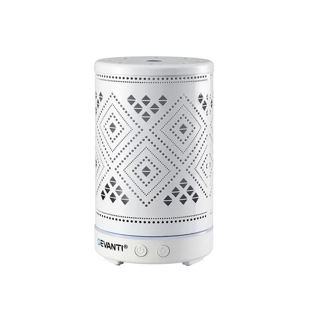 Aromatherapy Diffuser | 100ml | LED Lighting | Iron Finish | Forest (Style B)