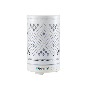 Aromatherapy Diffuser | 100ml | LED Lighting | Iron Finish | Forest (Style B)