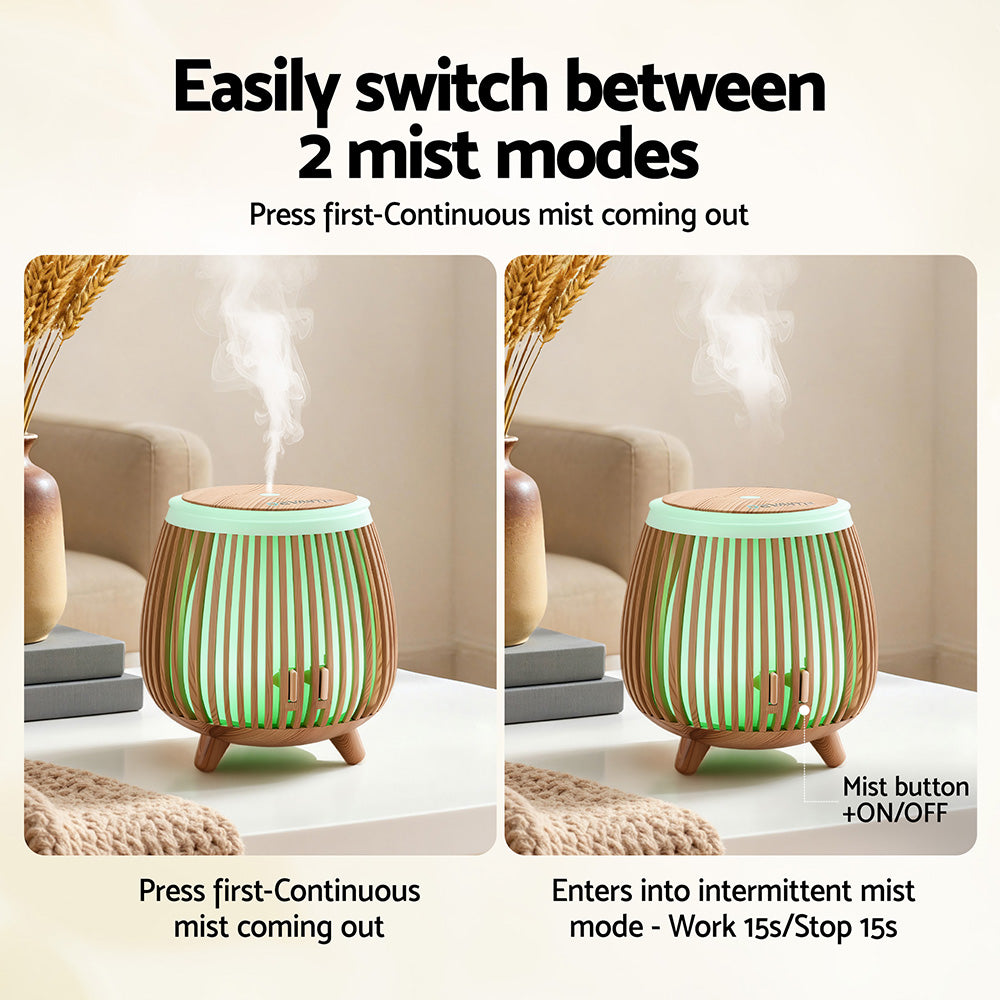 Aroma Diffuser | 140ml | LED Lights | Iron | Forest Deep Wood