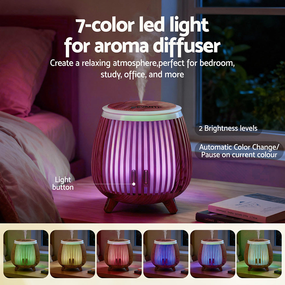 Aroma Diffuser | 140ml | LED Lights | Iron | Forest Deep Wood