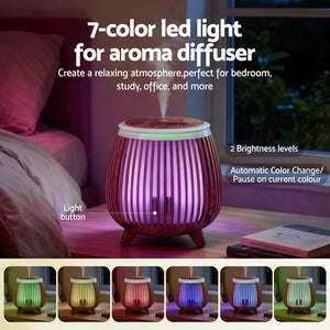 Aroma Diffuser | 140ml | LED Lights | Iron | Forest Deep Wood