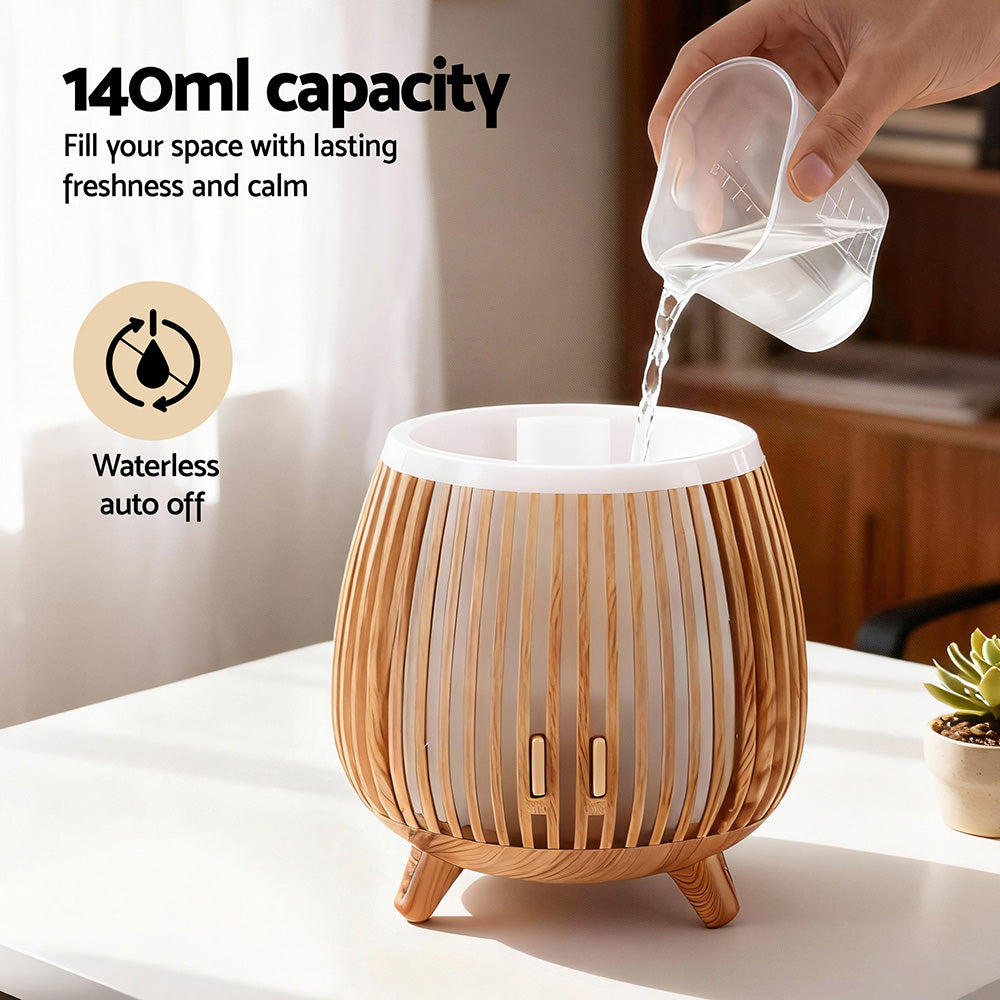 Aroma Diffuser | 140ml | LED Lights | Iron | Forest Deep Wood