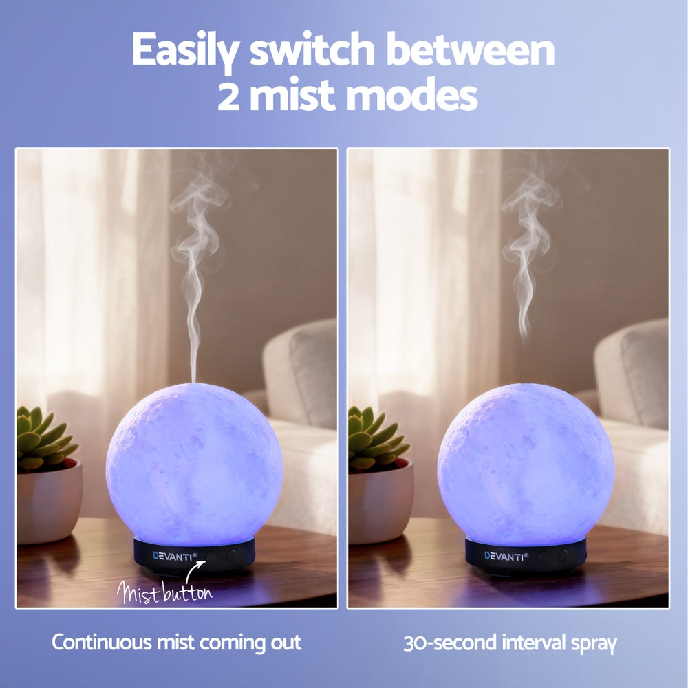Aroma Diffuser | Moon Lamp Style | 100ml | Ambient Light