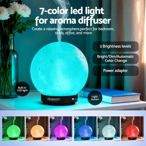 Aroma Diffuser | Moon Lamp Style | 100ml | Ambient Light