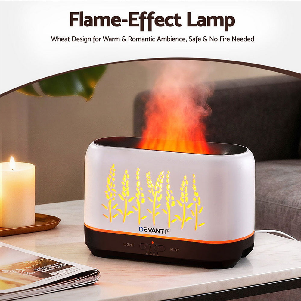 Aroma Diffuser | 200ml | Flame Effect | Aromatherapy