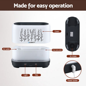 Aroma Diffuser | 200ml | Flame Effect | Aromatherapy