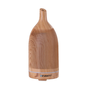Essential Oil Diffuser | 200ml | LED Lighting | Iron | Forest Light Wood Grain