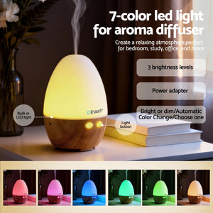 Ultrasonic Essential Oil Diffuser | 130ml | LED Lights | Iron | Forest