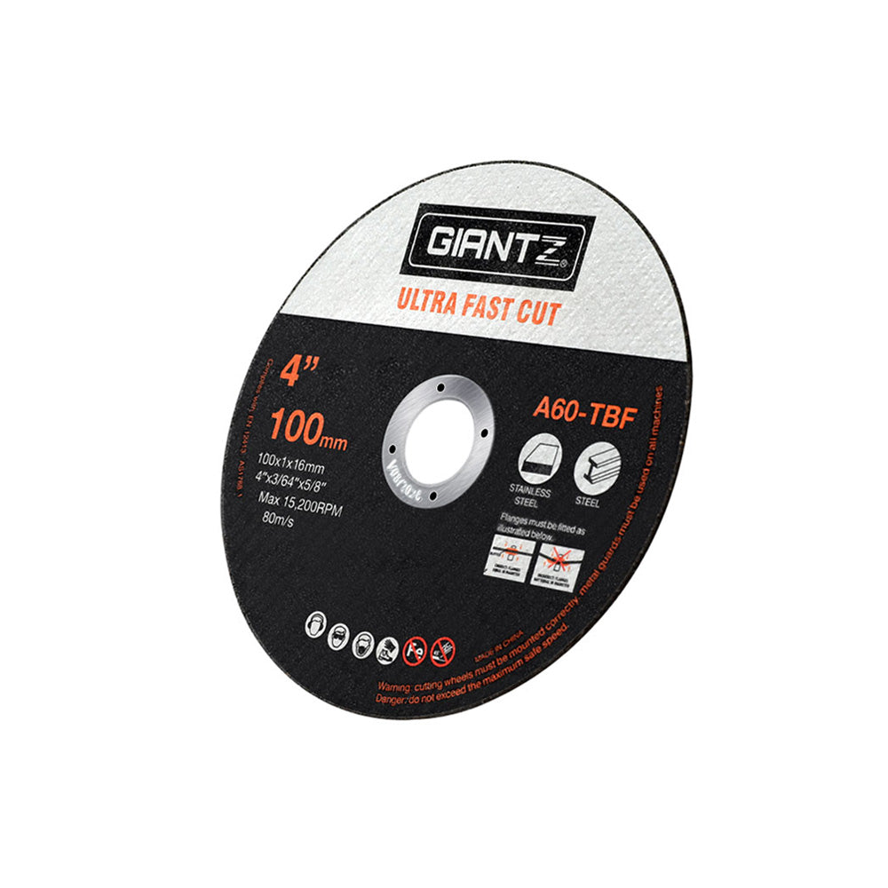 Cutting Discs | 200-Piece | 4" (100mm) Thin Cut-Off Wheels for Metal Angle Grinders