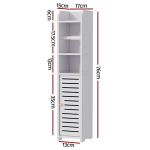 Bathroom Cabinet | Toilet Roll Holder | Tissue Organizer | 3 Tier | Floor Cabinet