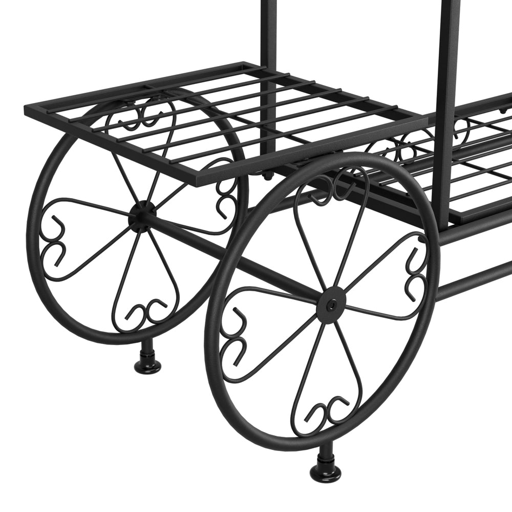 Artiss Plant Stand | 6 Tier Iron | 4 Wheeler