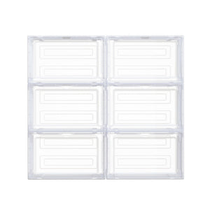 Artiss DIY Shoe Box Set of 6 Stackable Magnetic Door