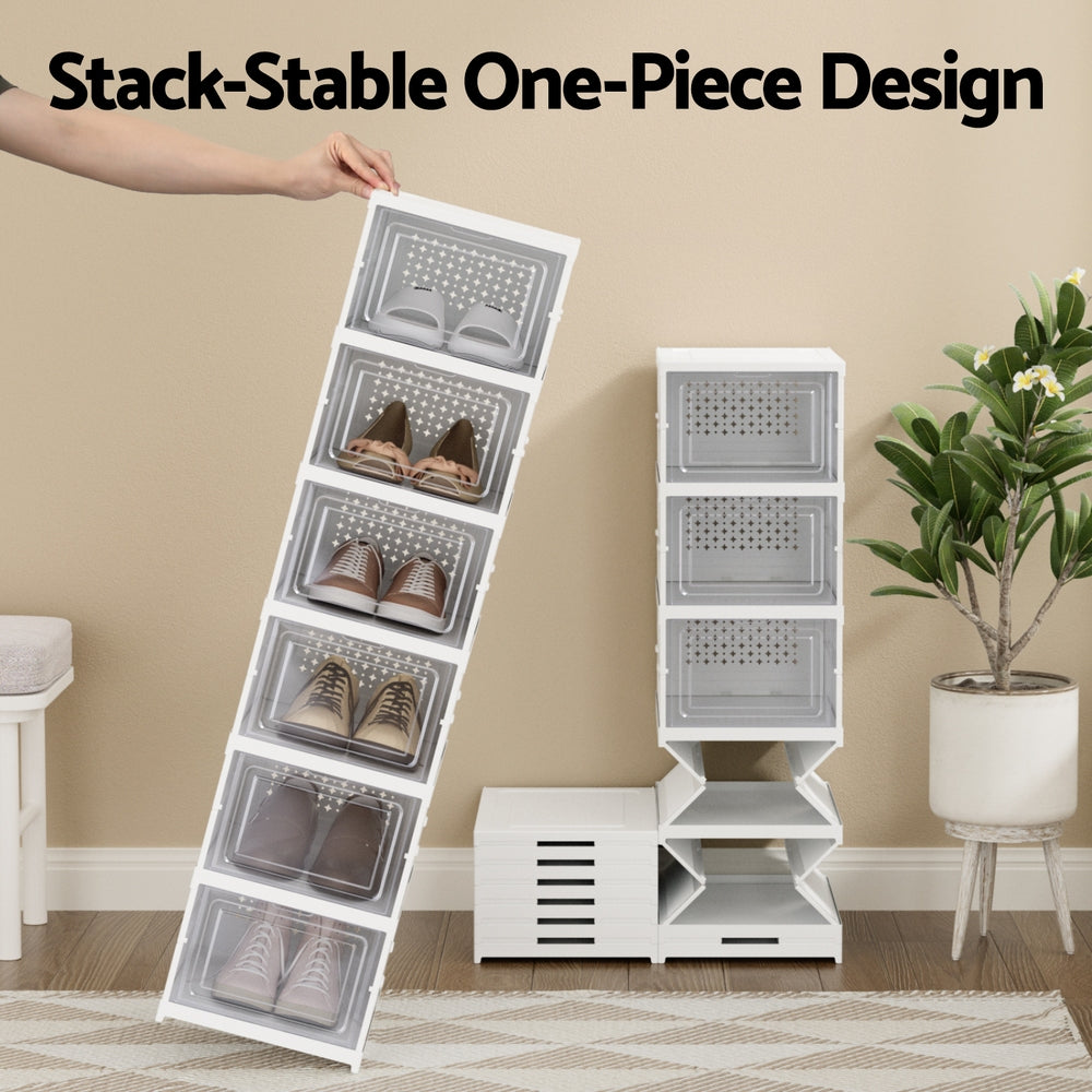 Foldable Shoe Rack | 6 Tier | Hallway Storage Organiser