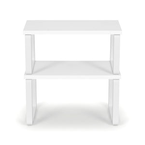 Kitchen Storage Shelves Set of 2 | Cupboard Organiser Rack
