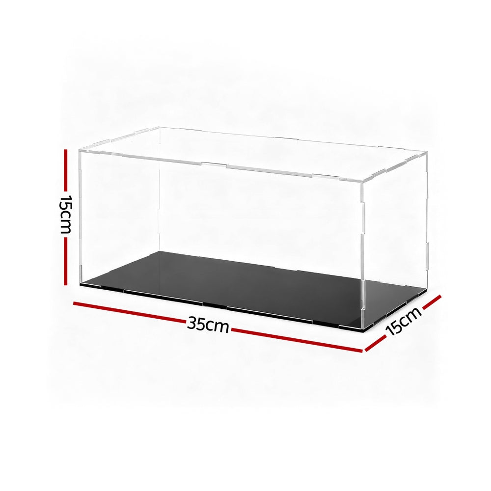 Acrylic Display Case | Clear Dustproof Box | For Model Cars & Toys | 15cm