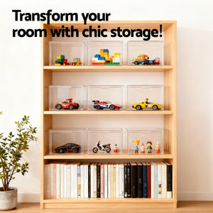 Acrylic Display Case | Transparent Dust Cover | Toy & Model Storage | 27cm