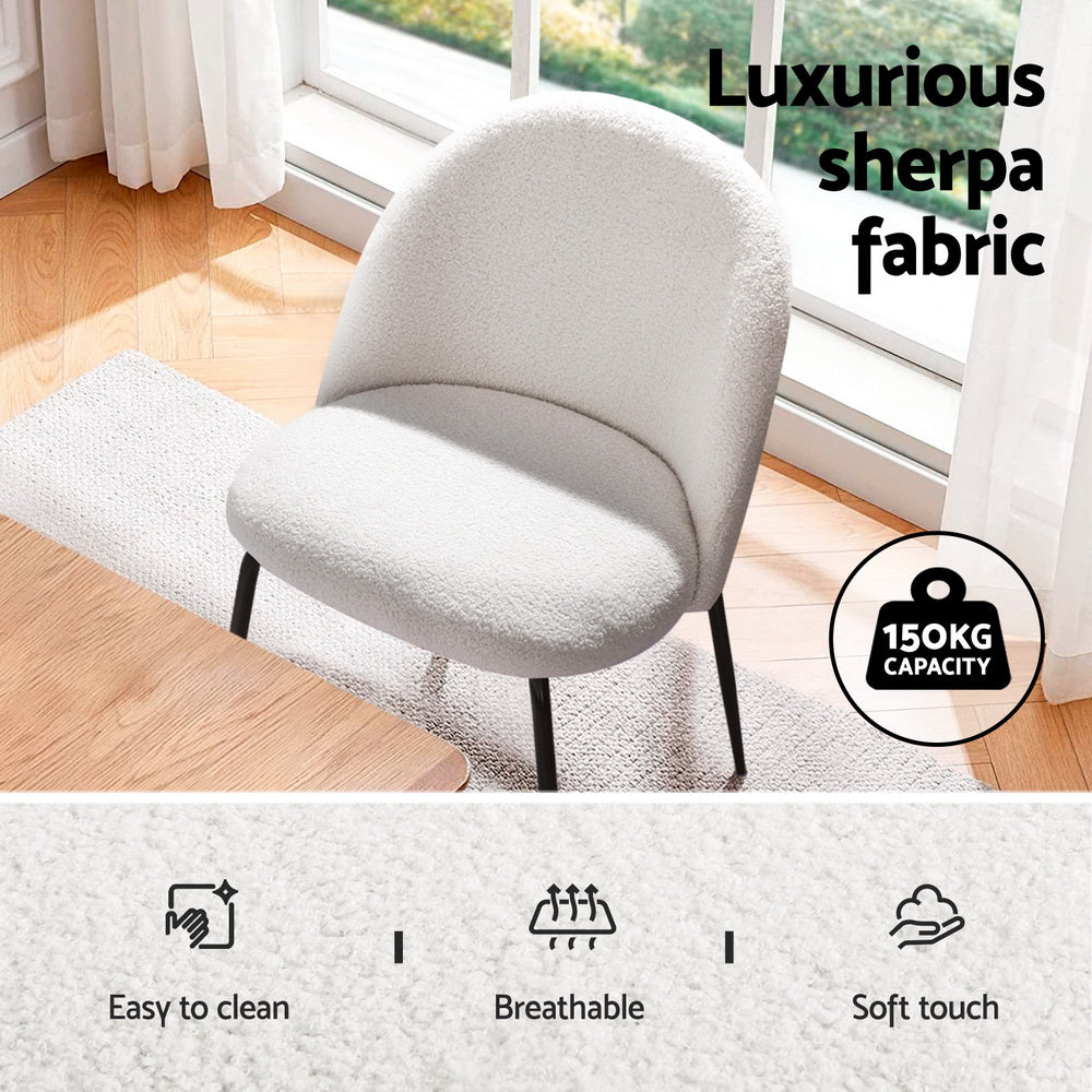 Dining Set | 1 Table & 4 Chairs | Marble White Finish