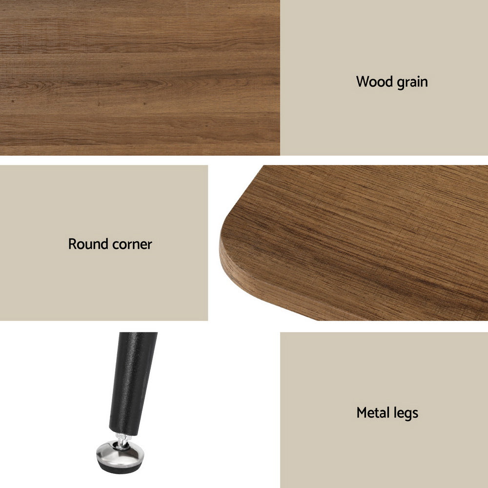 Dining Table & 4 Chairs Set | Grey Velvet | Modern Design