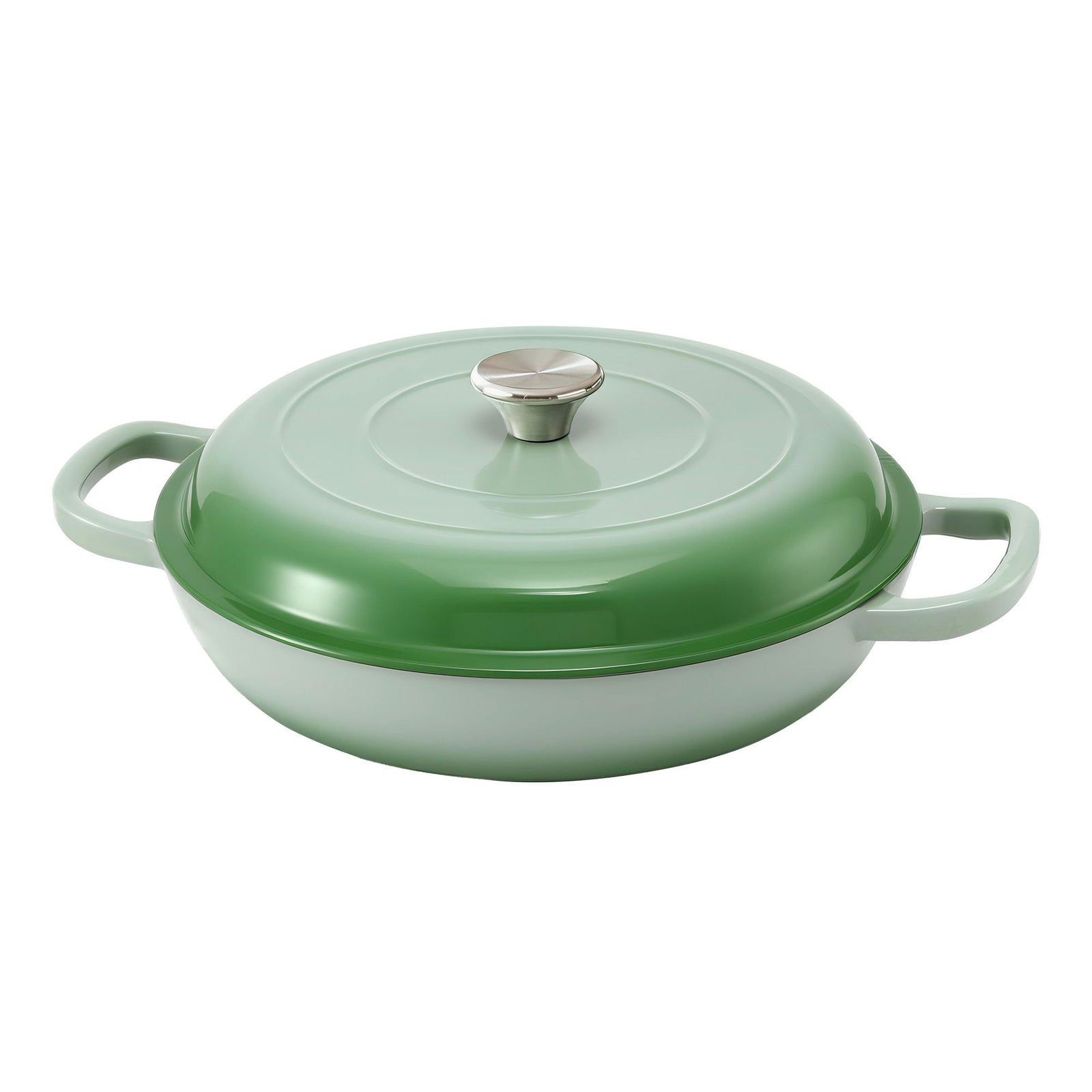 Enamelled Cast Iron Dutch Oven | 3.3L | Lid Included | Sourdough Baking Pot
