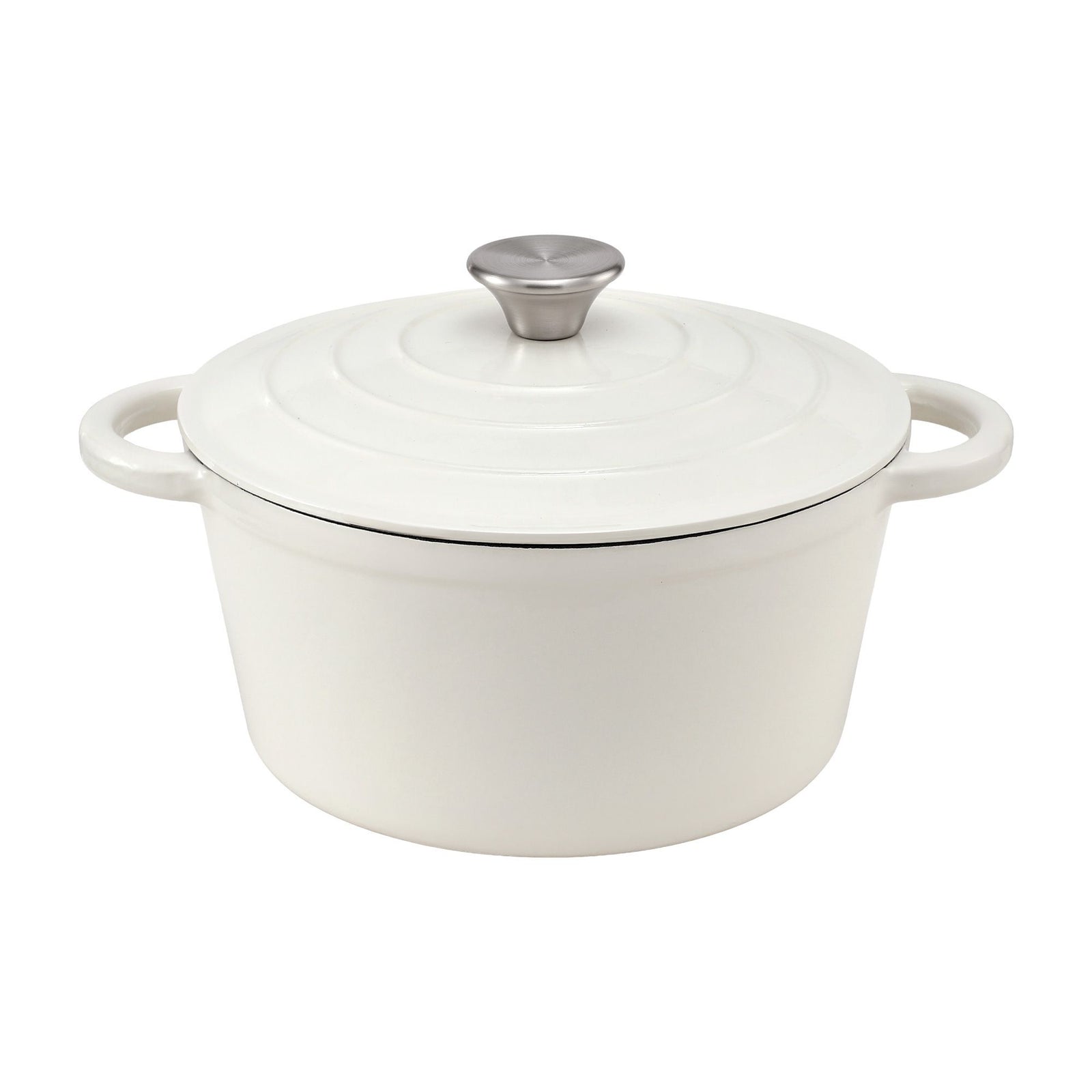 Enamelled Cast Iron Dutch Oven | 3.8L | Lid Included | Sourdough Baking Pot