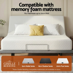 Adjustable Bed Frame Double | Electric Base | Wireless Remote | Zero Gravity