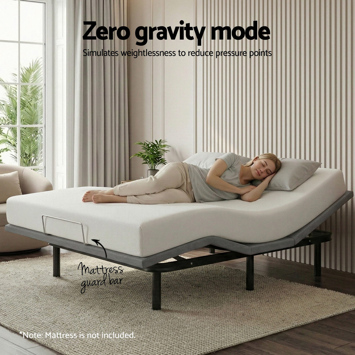 Adjustable Bed Frame King | Electric Base | Wireless Remote | Zero Gravity