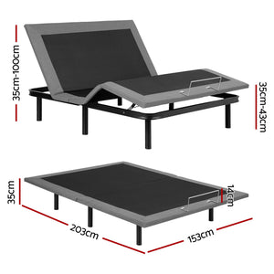 Adjustable Bed Frame Queen | Electric Base | Wireless Remote | Zero Gravity