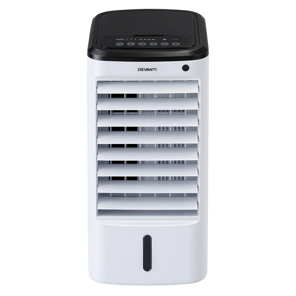 Evaporative Air Cooler | Portable Conditioner with Remote | 4L Water Tank | Home Cooling Appliance