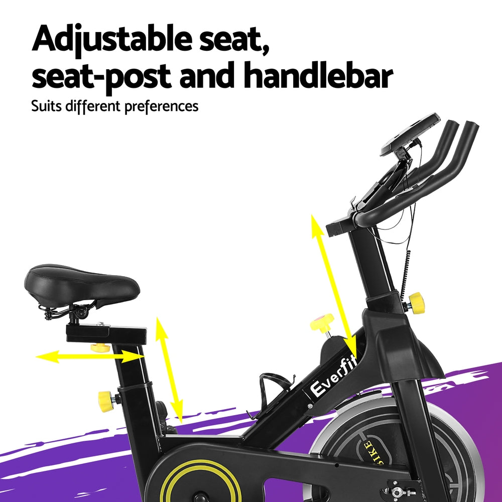 Everfit Spin Bike | Exercise Bike | Cardio Gym | Bluetooth APP Connectable