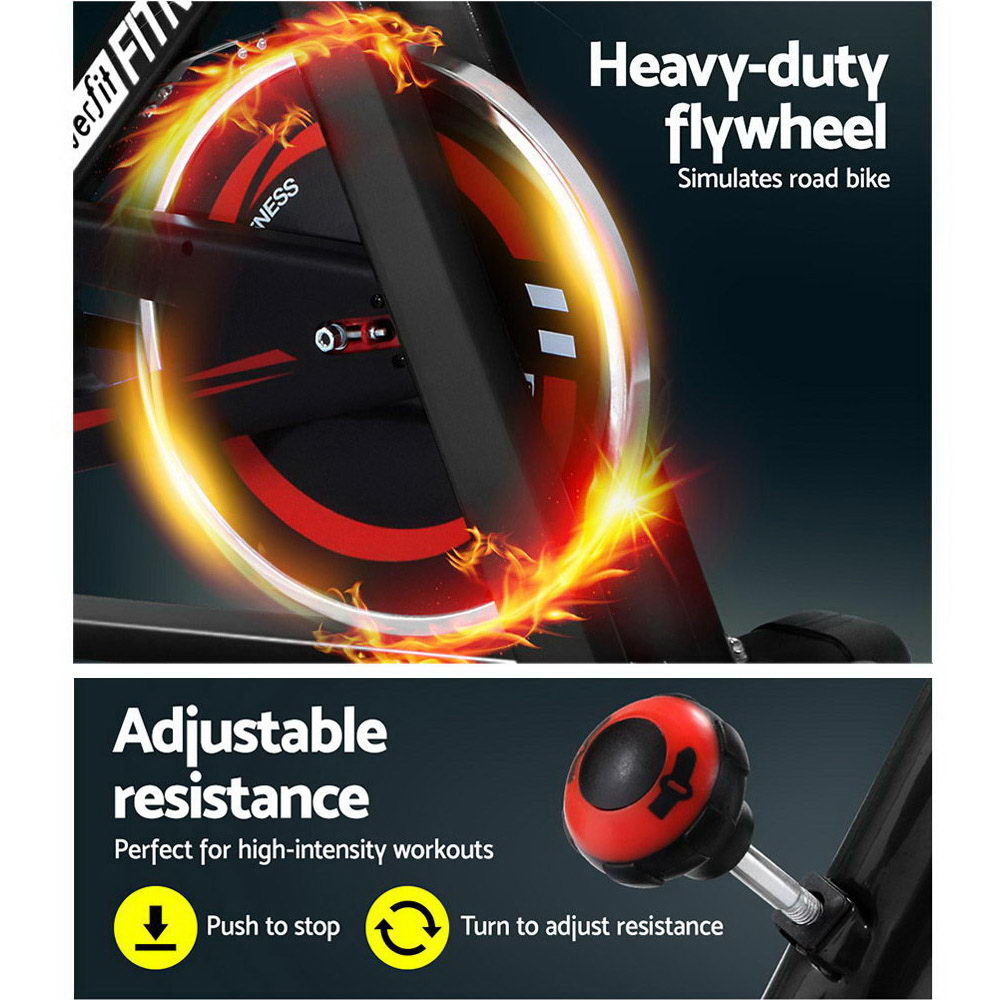 Everfit Spin Bike | Exercise Bike | Flywheel Cycling | Home Gym Fitness | Indoor Cardio