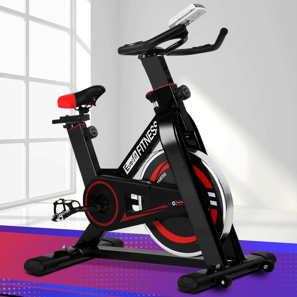 Everfit Spin Bike | Exercise Bike | Flywheel Cycling | Home Gym Fitness | Indoor Cardio
