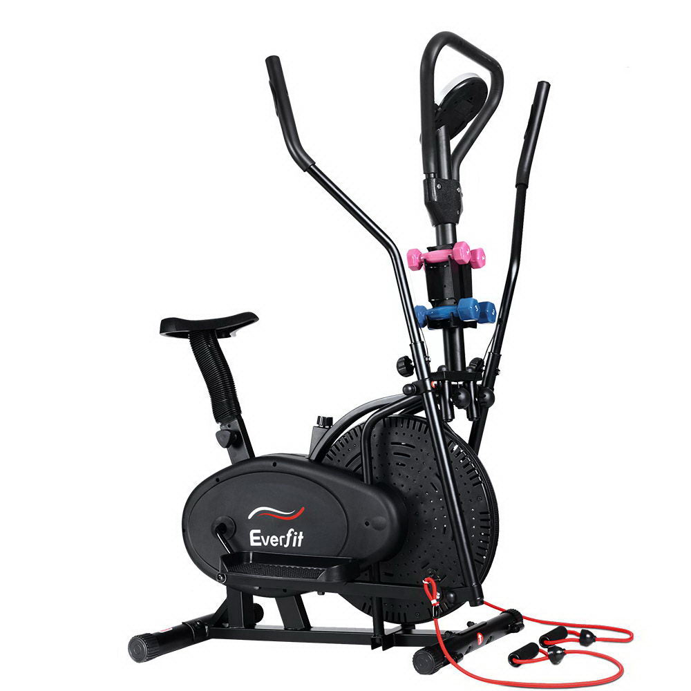 Everfit Exercise Bike | 6 in 1 Elliptical Cross Trainer | Home Gym | Indoor Cardio