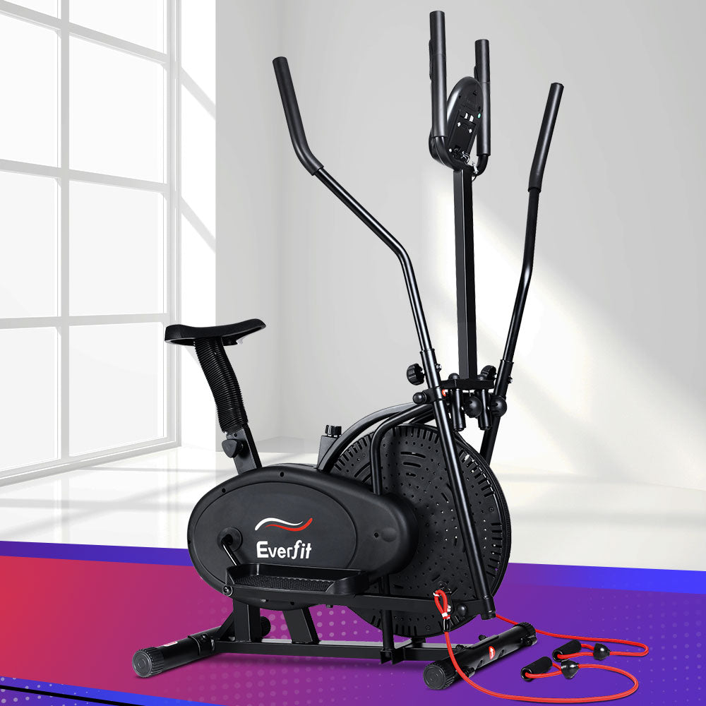 Everfit Exercise Bike | 5 in 1 Elliptical Cross Trainer | Home Gym | Indoor Cardio