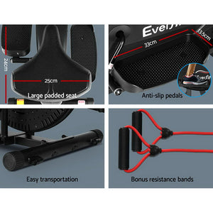 Everfit Exercise Bike | 4 in 1 Elliptical Cross Trainer | Home Gym | Indoor Cardio