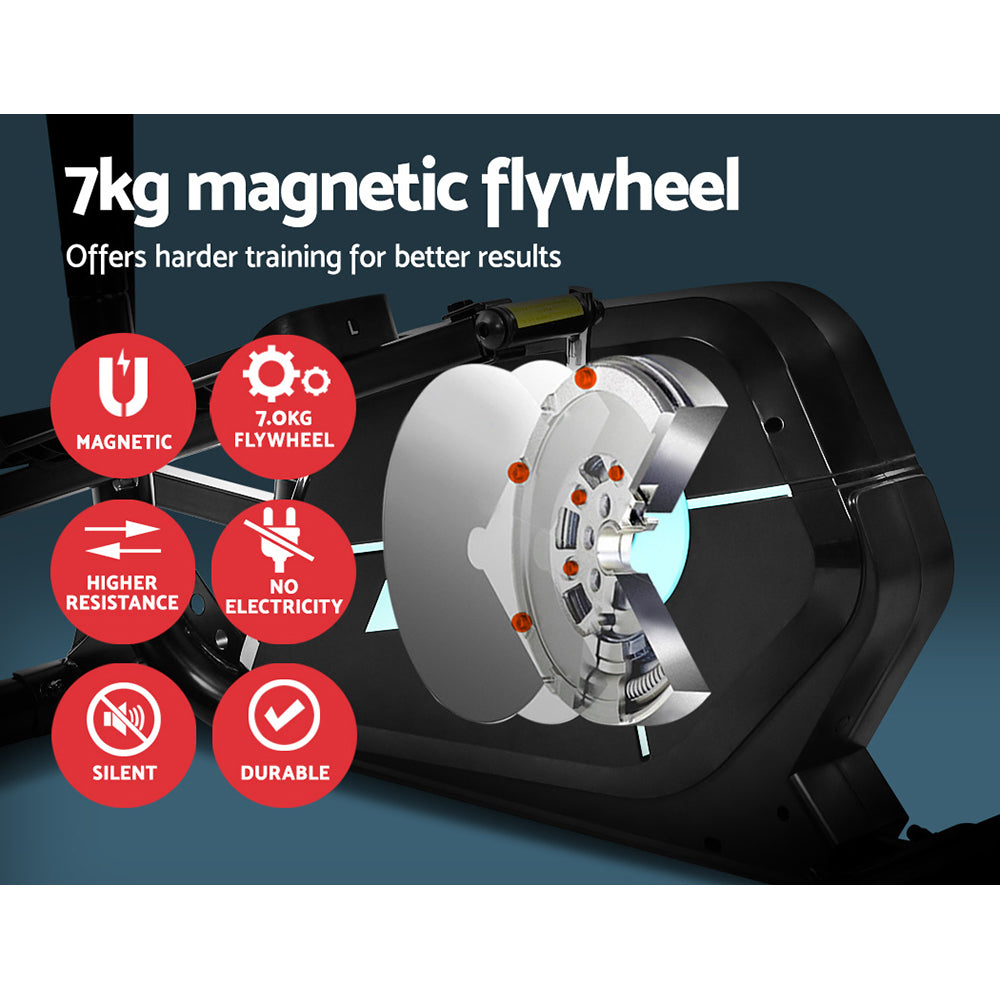 Everfit Exercise Bike | Elliptical Cross Trainer | Home Gym Fitness Machine | Magnetic Resistance