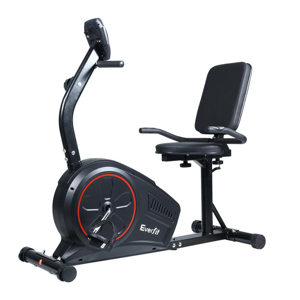 Everfit Exercise Bike | Magnetic Recumbent | Indoor Cycling | Home Gym Cardio | 8 Levels