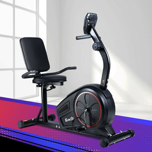 Everfit Exercise Bike | Magnetic Recumbent | Indoor Cycling | Home Gym Cardio | 8 Levels