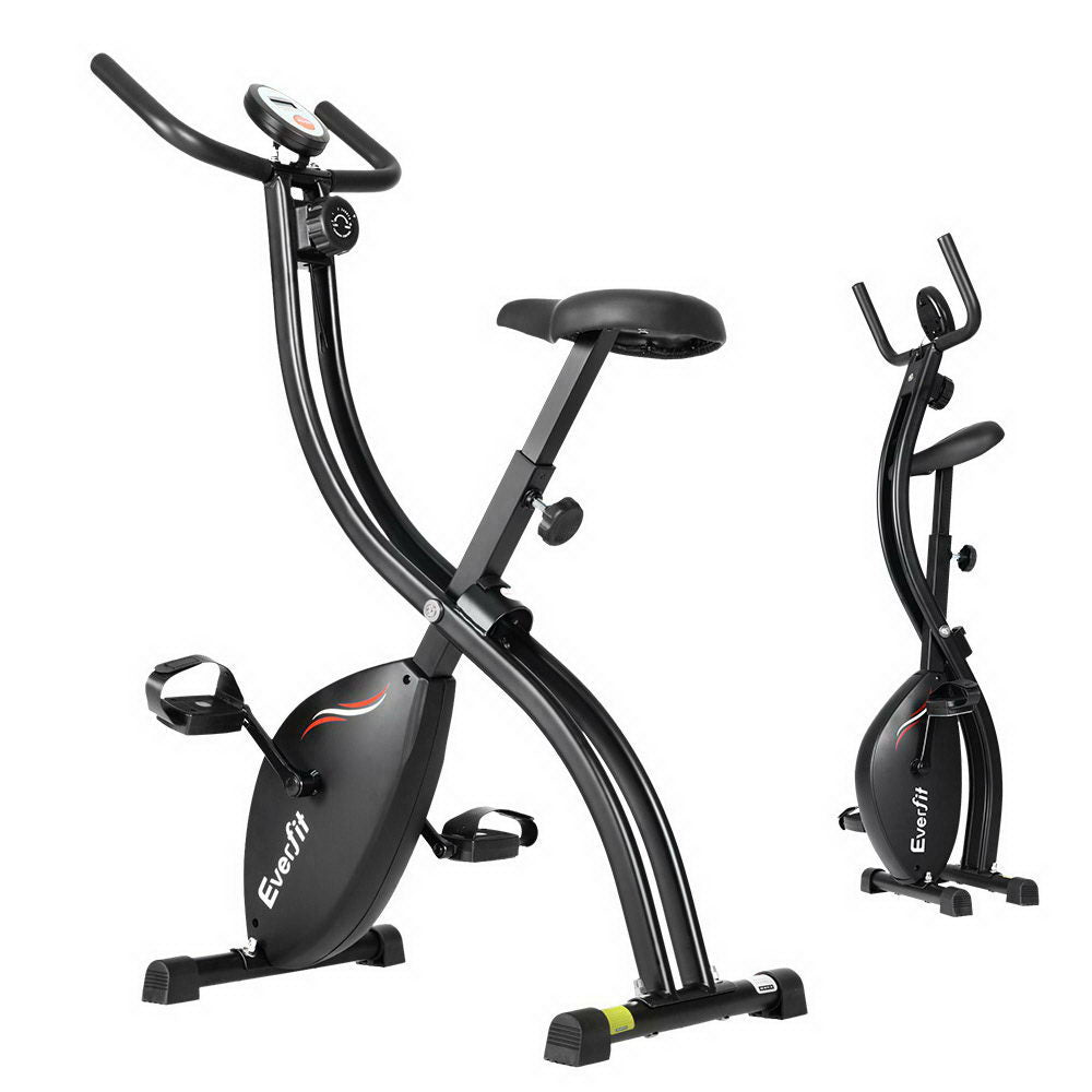 Everfit Folding Exercise Bike | Magnetic X-Bike | Indoor Cycling Cardio