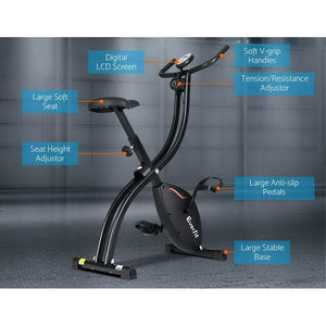 Everfit Folding Exercise Bike | Magnetic X-Bike | Indoor Cycling Cardio