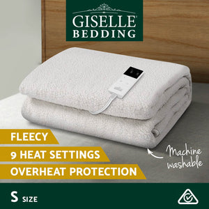 Bedding | Single Size Electric Blanket | Fleece