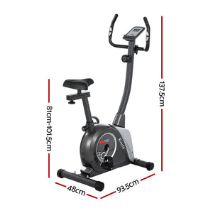 Everfit Magnetic Exercise Bike | Upright Bike | Fitness Home Gym | Cardio
