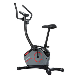 Everfit Magnetic Exercise Bike | 8 Levels | Upright Bike | Fitness | Home Gym | Cardio
