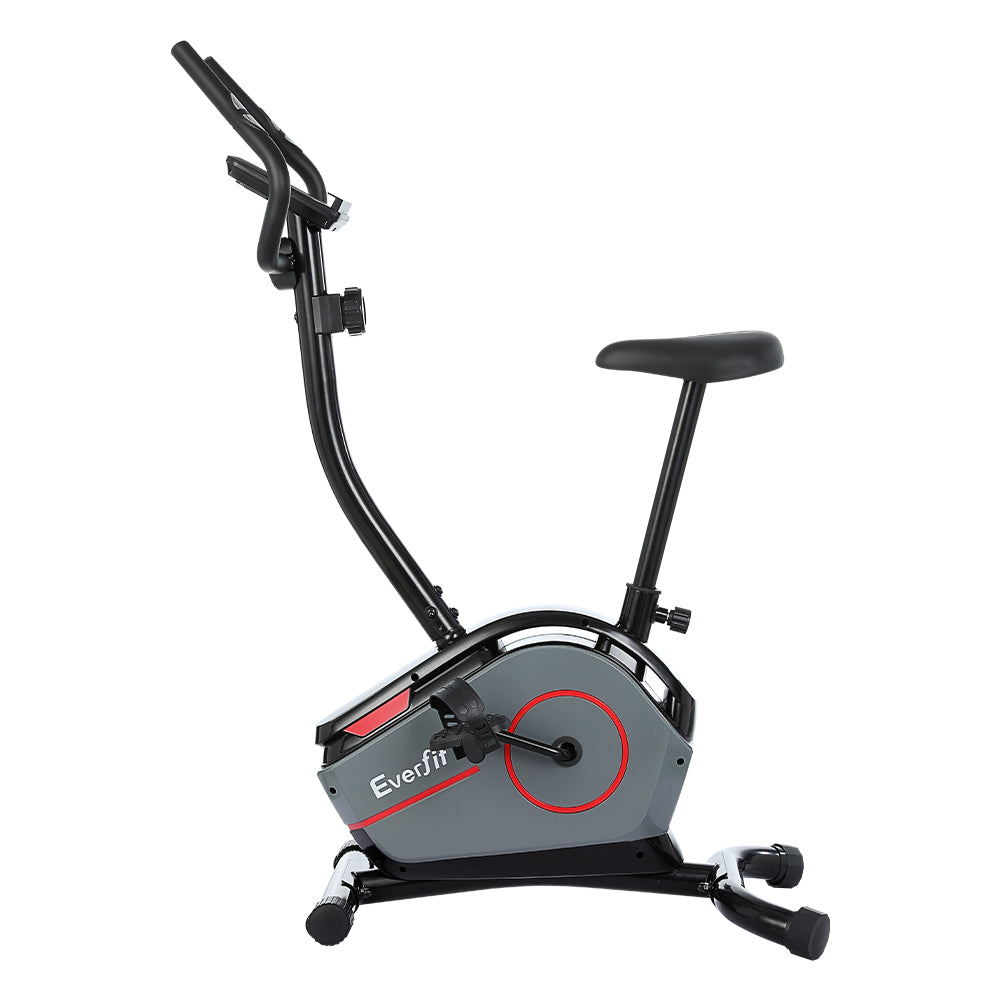 Everfit Magnetic Exercise Bike | 8 Levels | Upright Bike | Fitness | Home Gym | Cardio